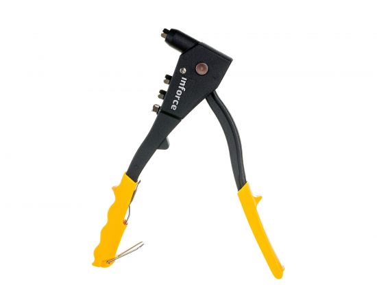 Литой ручной заклепочник Inforce в кейсе, с набором заклепок 2.4-4.8 мм 06-14-101 – изображение 5