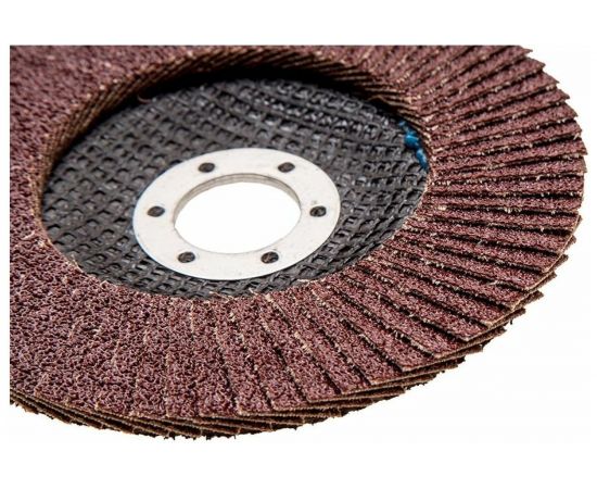 Круг шлифовальный (P60; 125х22.2 мм) Зубр 36591-125-60 – изображение 5
