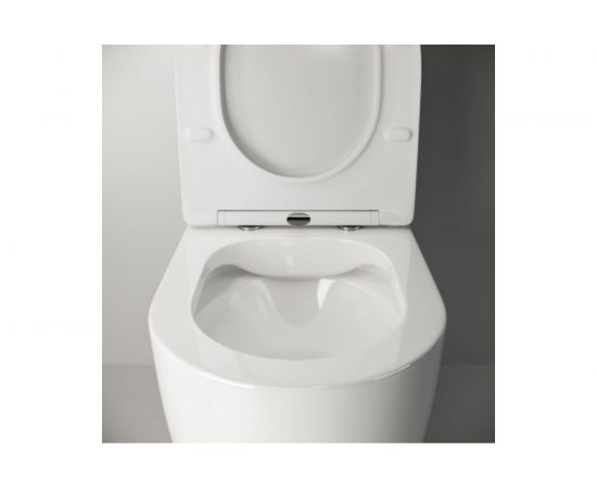 Напольная пристенная чаша унитаза Ceramica Nova MIA Rimless CN1801-B – изображение 5