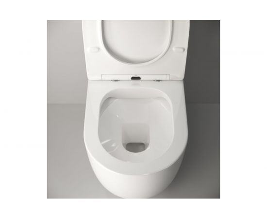 Напольная пристенная чаша унитаза Ceramica Nova MIA Rimless CN1801-B – изображение 6