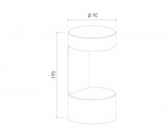 Садово-парковый светильник со светодиодами Elektrostandard 1540 TECHNO LED Nimbus белый a053450 – изображение 6