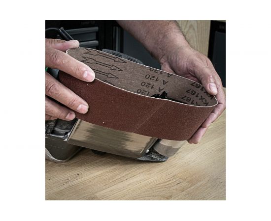 Шлифовальная лента (3 шт, 75 X 533 мм, зерно 40) TREND AB/B75A/40A – изображение 9