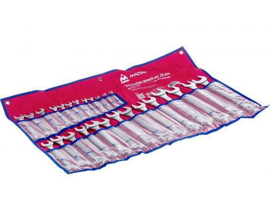 Набор комбинированных ключей 6-32мм, 26шт МАСТАК 0211-26P 