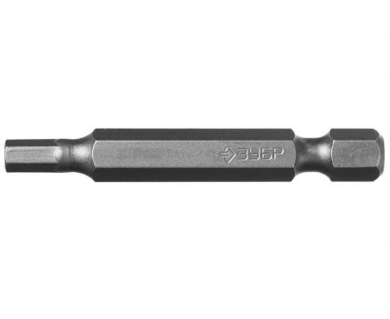 Бита (HEX4; 50 мм; 2 шт.) Зубр 26007-4-50-2 