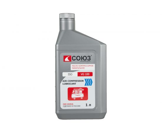 Масло компрессорное AIR COMPRESSOR LUBRICANT VG100 (1 л) Союз СКС-0101А 