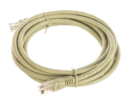 Патч-корд Cablexpert UTP PP6U-3M кат.6, 3м, литой, многожильный серый PP6U-3M 
