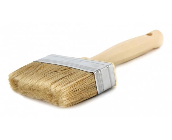 Ракля ZOLDER Standart 120 х 30 мм, натуральная щетина, ручка пластик 182125m 