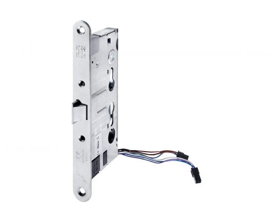 Корпус огнестойкого соленоидного замка DOORLOCK DL 1901EM/65mm/NO/L левый, антипаник, нормально открытый, 12V-24V AC/DC, PZ72, ZN front 24x235 75418 