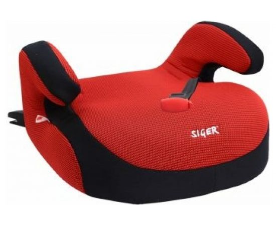 Удерживающее устройство для детей SIGER Бустер FIX красный, гр. III, 22-36 кг, 6-12 лет KRES0185 