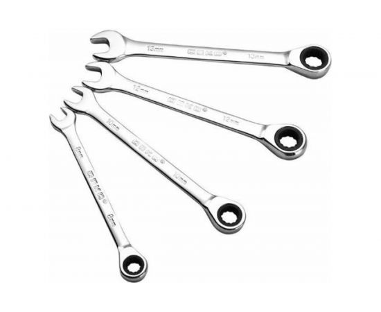 Набор комбинированных трещоточных ключей DEKO RW01 8-19 мм, 8 предметов 065-0549 – изображение 11