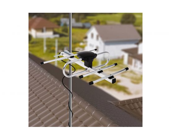 ТВ антенна REXANT наружная, Активная, для аналогового и цифрового ТВ-DVB-T2, модель RX-408 34-0408 – изображение 2