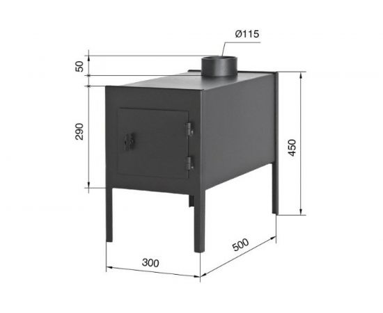 Отопительная печь Везувий Мини А-11111 – изображение 2