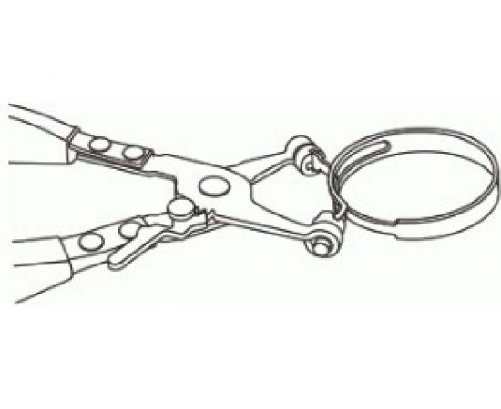 Клещи для самозажимных хомутов с загнутыми губками Дело Техники 45 гр 821003 – изображение 2