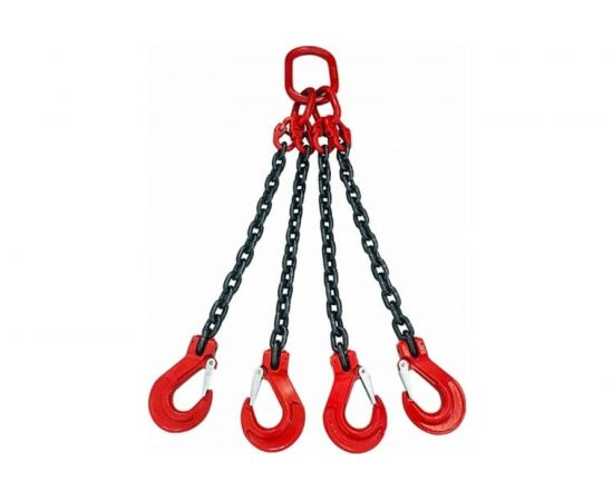 Цепной четырехветвевой строп с крюками укоротителями ООО КанТраст 4СЦ 5,3/5000 4STS5305000R – изображение 2