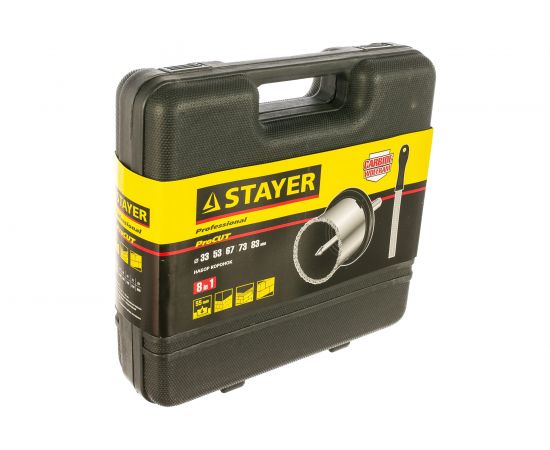 Набор коронок (33-83 мм) 8 предметов PROFESSIONALSTAYER 33345-H8 – изображение 2