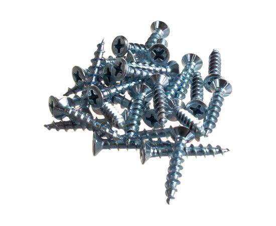 Оконный саморез Метизный двор 4,0x25 острый, белый, 30 шт. 4690441018465 – изображение 2