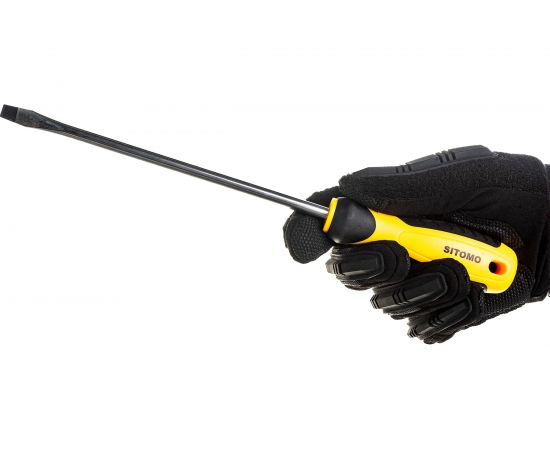 Шлицевая отвертка SITOMO SL 8х200, 315 мм, CrV SIT 856498 – изображение 3