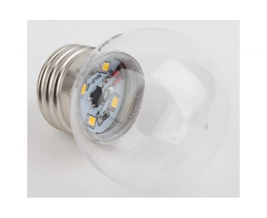 Светодиодная лампа ЭРА ERAWL45E27 LED P451WЕ27, шар, 4SMD, 1W, E27, для белтлайт, 10/100/6000, прозрачный Б0049572 – изображение 3