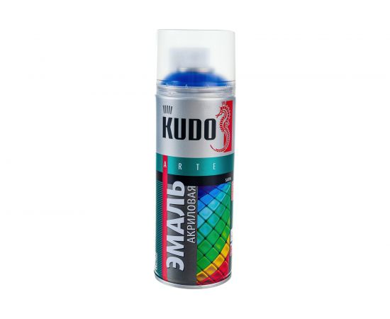 Универсальная эмаль KUDO аэрозоль игнальный синий Satin 520мл RAL5005 11605440 – изображение 3