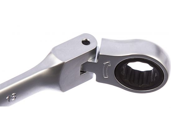 Комбинированный ключ трещоточный с шарниром 13мм AV Steel AV-315213 – изображение 3