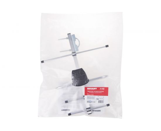 ТВ антенна REXANT наружная, Активная, для аналогового и цифрового ТВ-DVB-T2, модель RX-408 34-0408 – изображение 3