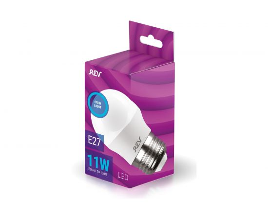 Светодиодная лампа REV G45 Е27 11W, 6500K, дневной свет 32522 2 – изображение 3