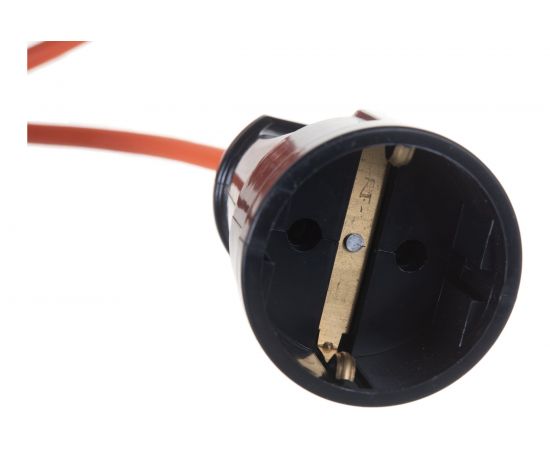 Силовой удлинитель без катушки УС1-Е-30 У-161, ПВС 3x1.5, 30м, 16А, 1 розетка с з/к LUX 16530 4606400419167 – изображение 4