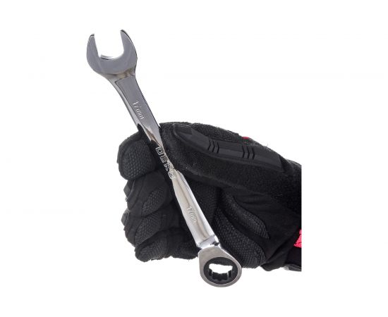 Набор комбинированных трещоточных ключей DEKO RW01 8-19 мм, 8 предметов 065-0549 – изображение 5