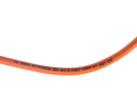 Силовой удлинитель без катушки УС1-Е-30 У-161, ПВС 3x1.5, 30м, 16А, 1 розетка с з/к LUX 16530 4606400419167 – изображение 6