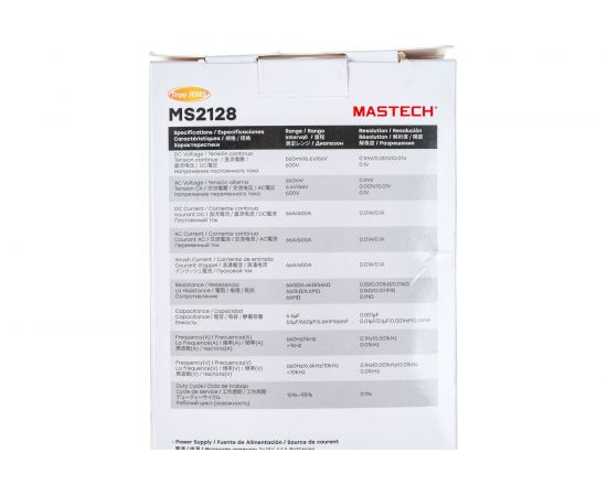 Токоизмерительные цифровые клещи MASTECH MS2128 00-00005475 – изображение 9