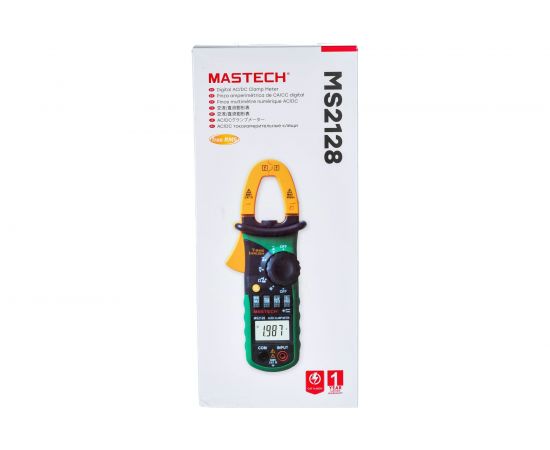 Токоизмерительные цифровые клещи MASTECH MS2128 00-00005475 – изображение 10
