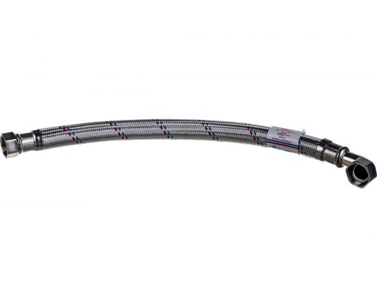 Подводка для воды TР-сантехника Гигант, нержавеющая сталь, 50 см, в/в 3/4, угловая 26384 