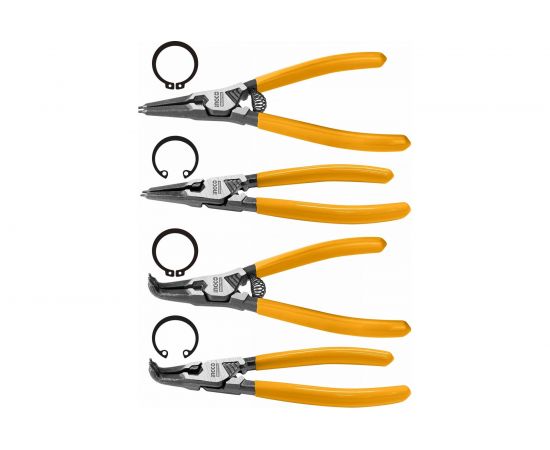 Набор съемников стопорных колец INGCO INDUSTRIAL 125 мм, 4 предмета HCCPS26125 