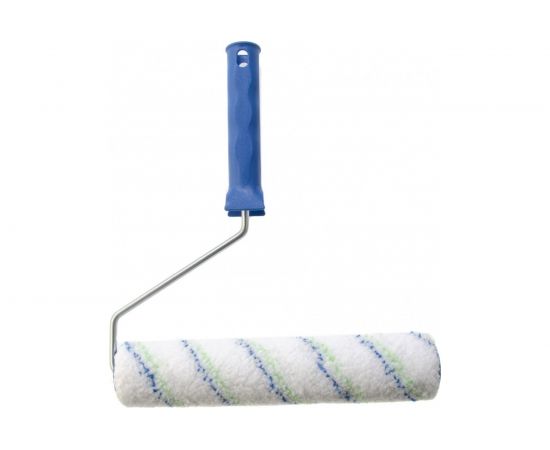 Валик Сибртех Водные краски, 250 мм, ворс 12мм, D - 36 мм, D ручки - 6 мм, полиэстер 80193 