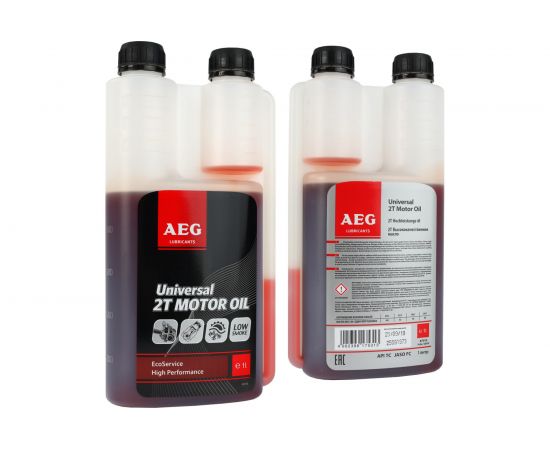 Масло двухтактное минеральное Universal (1 л; API TC; дозаторная канистра) AEG Lubricants 30744 
