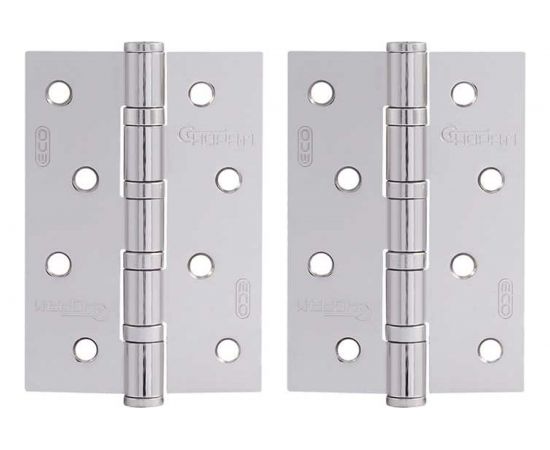 Универсальная петля ЕСО НОРА-М 4""-4ВВ FНР-ECO CP хром. покр. 100х70х2,5 15431 