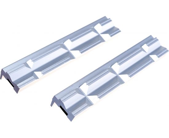 Губки алюминиевые с призмами N410P-150 (150 мм) для тисков NORGAU 073008150 