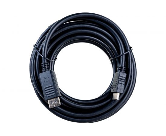 Кабель DisplayPort-HDMI Cablexpert 5м 20M/19M черный экран пакет CC-DP-HDMI-5M 