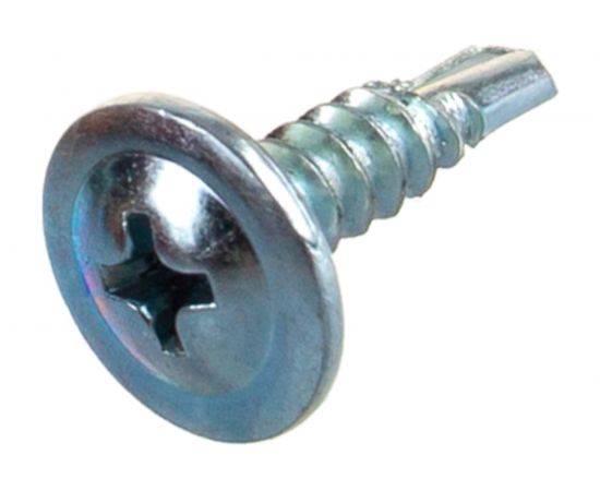 Саморезы с прессшайбой и сверлом по листовому металлу до 2 мм Зубр PH2 4,2х16 мм 35шт 300216-42-016 