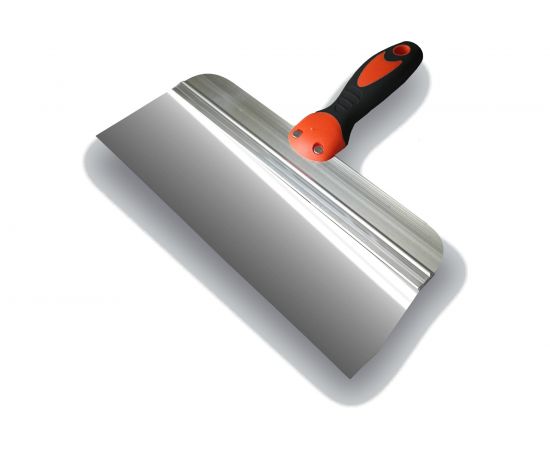 Шпатель DECOR 300 мм, ширина 75 мм, толщина 0,45 мм, двухкомпонентная ручка, нерж. сталь, фасадный 
