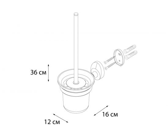 Ерш для туалета FIXSEN EUROPA 21813 – изображение 2