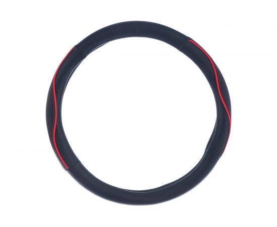 Оплетка SKYWAY Combo-7 L Черно/Красная экокожа S01102304 – изображение 2