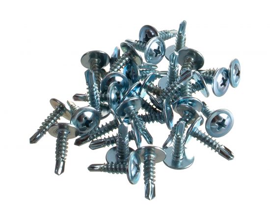 Саморезы с прессшайбой и сверлом по листовому металлу до 2 мм Зубр PH2 4,2х16 мм 35шт 300216-42-016 – изображение 2