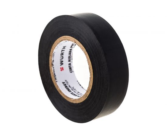 Изолента Wurth PVC BLACK 18 мм х 20 м х 0.13 мм 0985182001961 10 – изображение 3