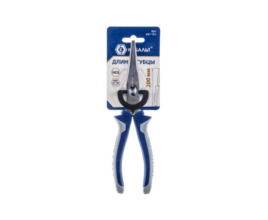 Длинногубцы 200 мм КОБАЛЬТ 647-161 – изображение 3