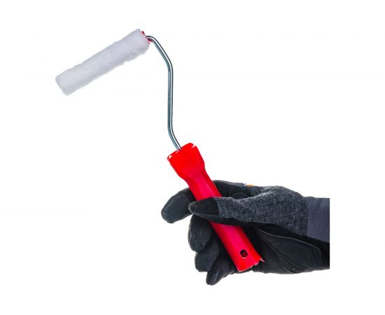 Велюровый мини-валик в сборе (D15/100 мм, ворс 4 мм, бюгель 6 мм) КЕДР 043-1510 25948 – изображение 3