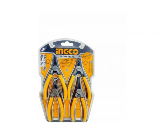 Набор съемников стопорных колец INGCO INDUSTRIAL 125 мм, 4 предмета HCCPS26125 – изображение 3
