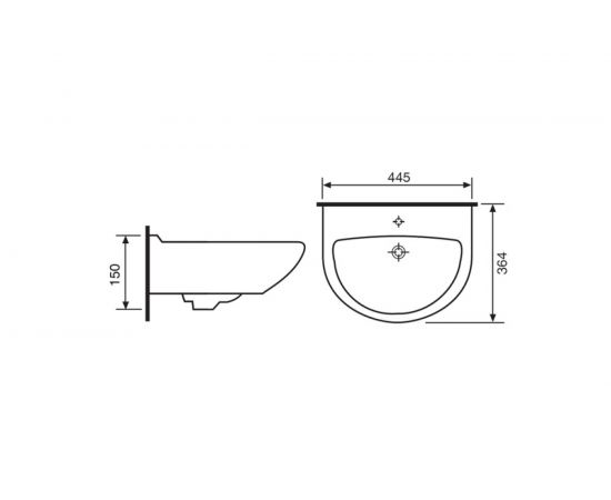 Рукомойник Santeri Родничок 46, 1-отверстие, Воротынск 30824 – изображение 4