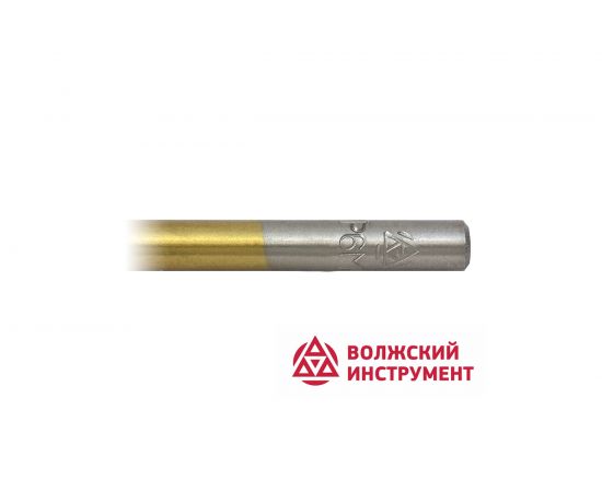 Сверло ц/х средняя серия с покрытием нитридом титана (4.5 мм; Р6М5-TiN; А) Волжский Инструмент 161753 – изображение 4