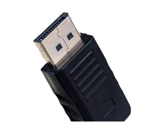 Кабель DisplayPort-HDMI Cablexpert 5м 20M/19M черный экран пакет CC-DP-HDMI-5M – изображение 4